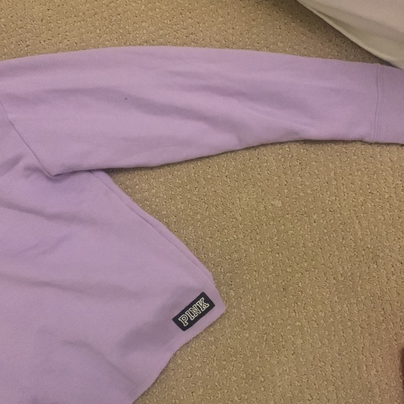 PINK shoulder cutout hoodie - Picture 4 of 5